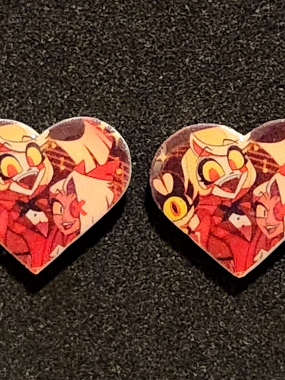 Charlie & Vaggie Earrings - Hazbin Hotel